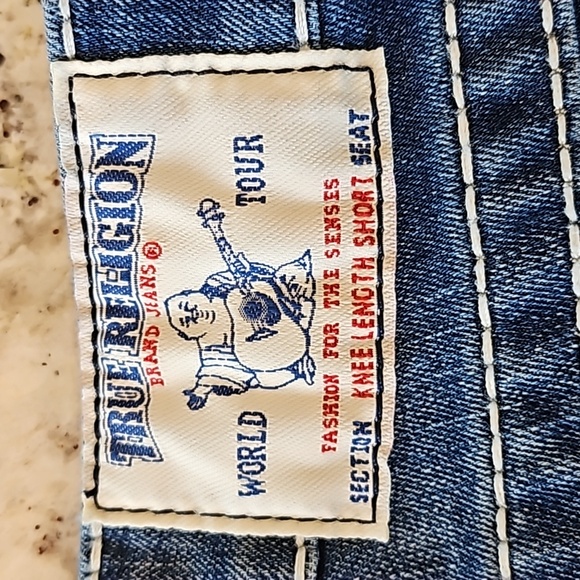 True Religion Bermuda Jean Shorts - Picture 8 of 13